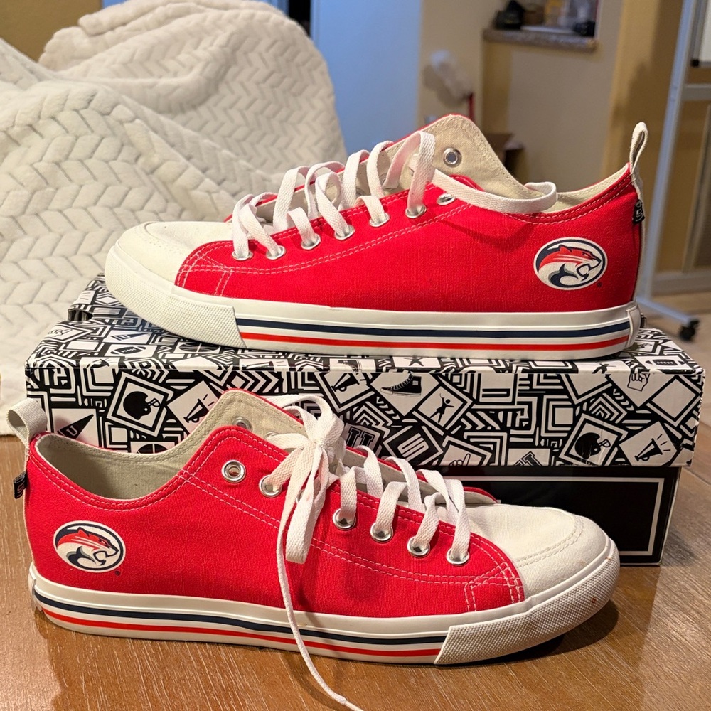 Red Canvas University of Houston Sneakers